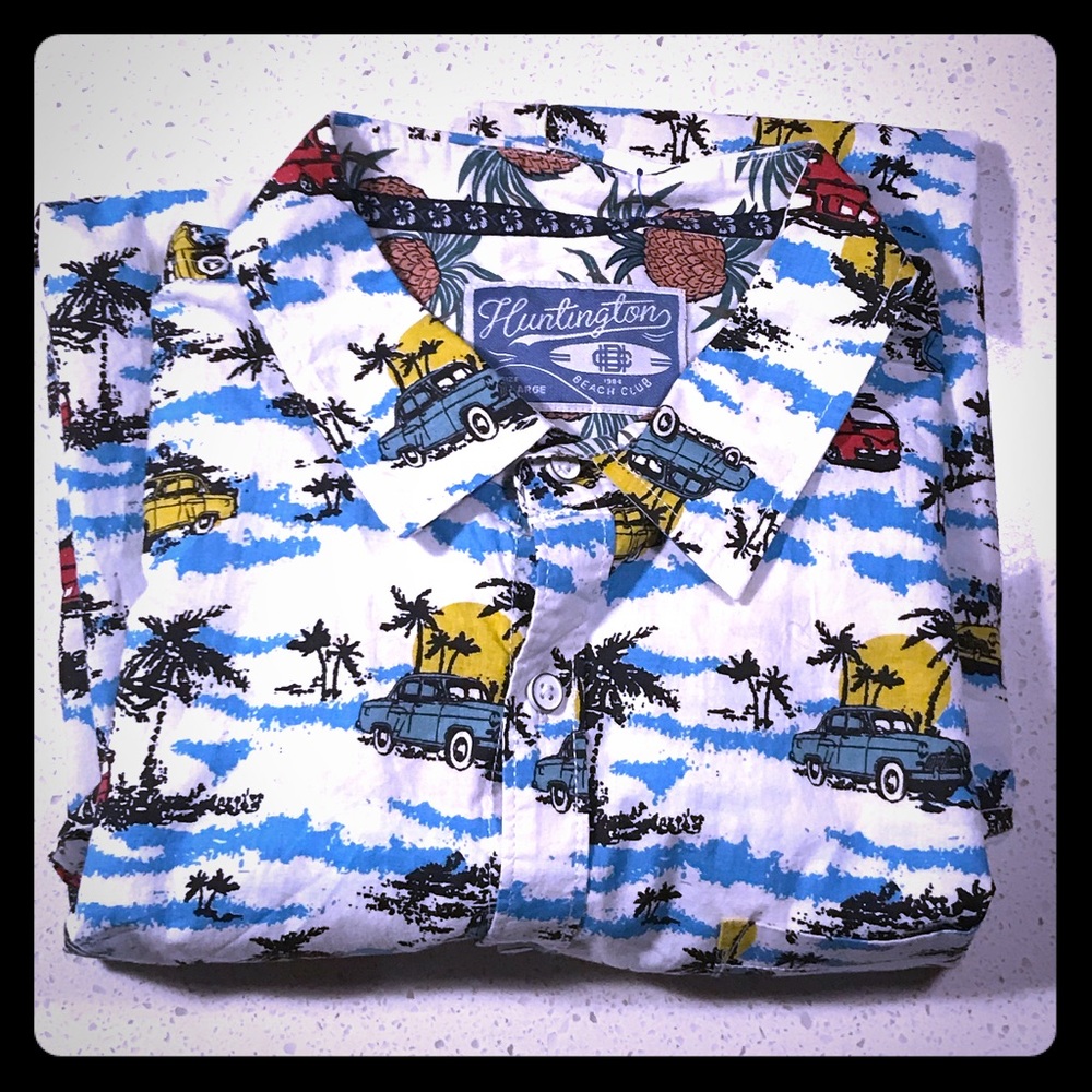 Awesome Huntington Beach Club Surf Shirt Size XL